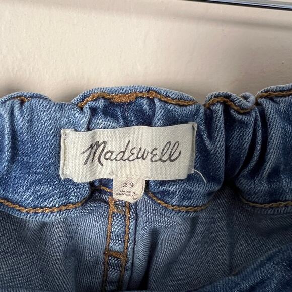 Madewell Paperbag Straight Leg Jeans Size 29 - Picture 6 of 10